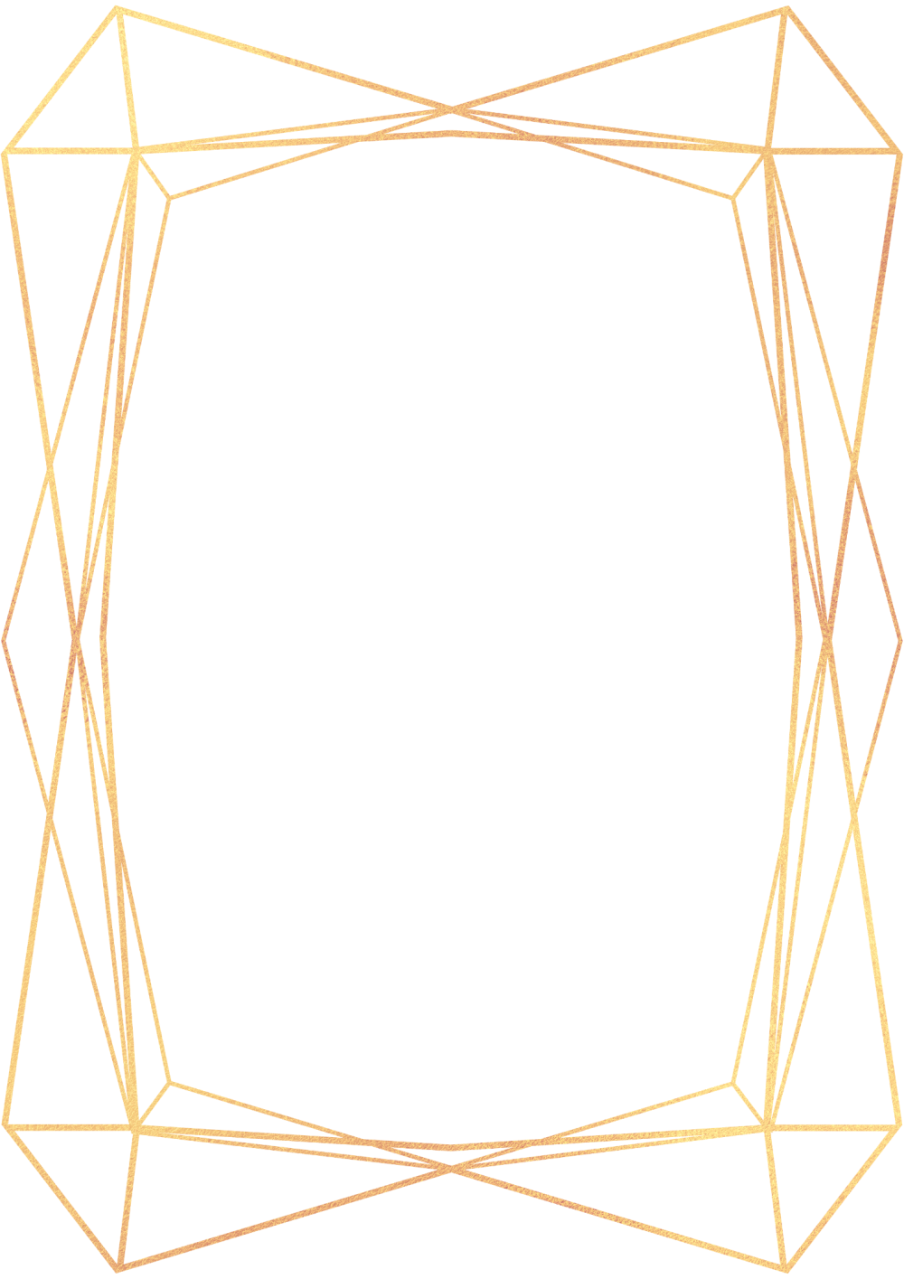 Золотая круглая рамка