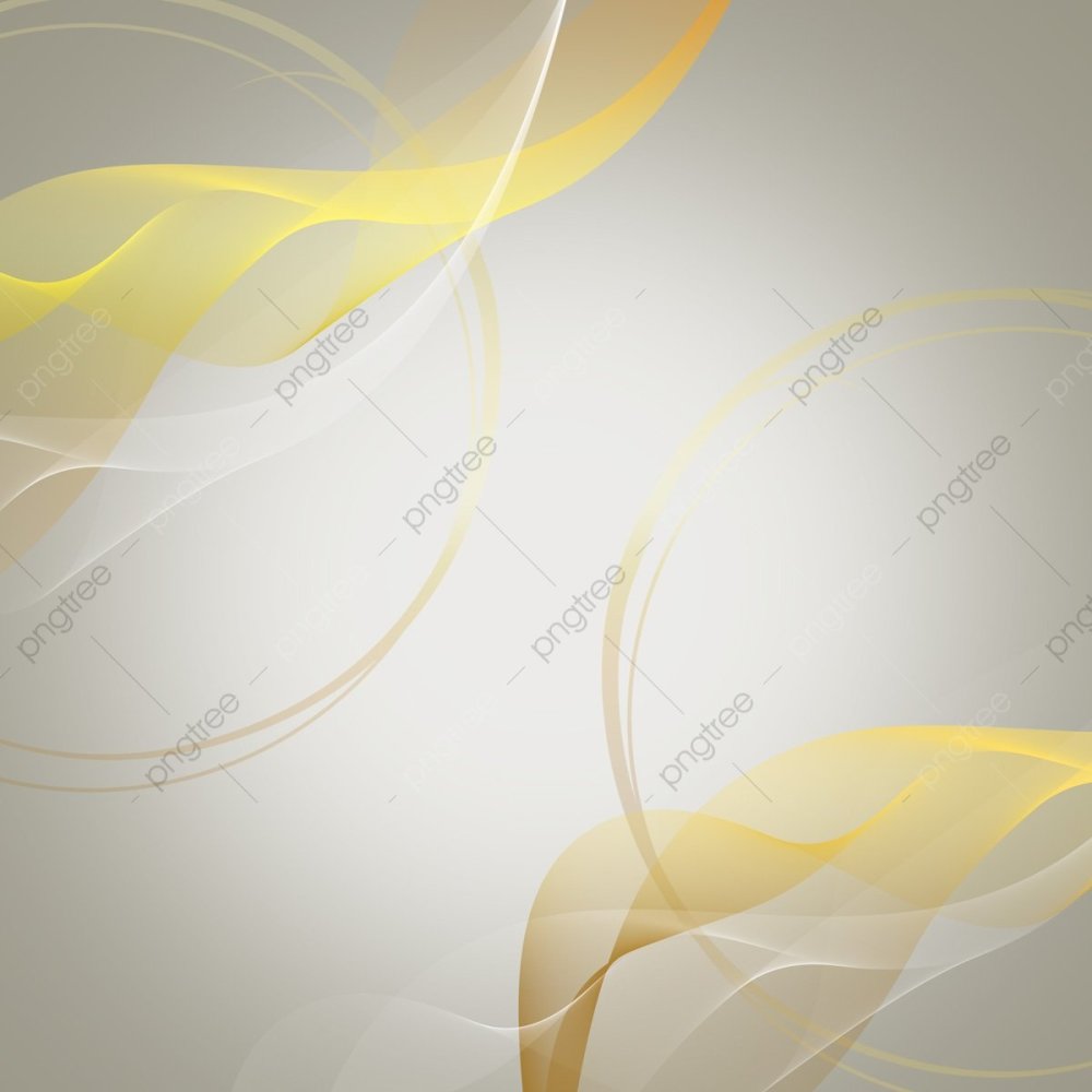 Золотая абстракция на белом фоне