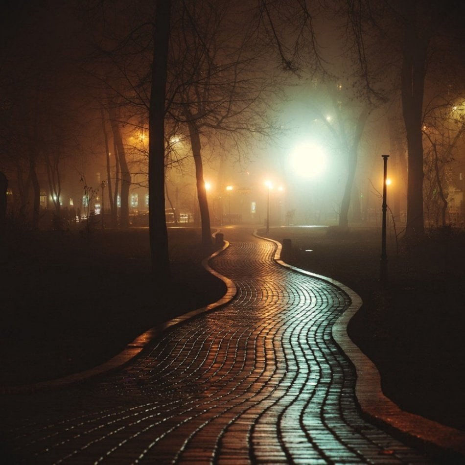 Фонарь в тумане