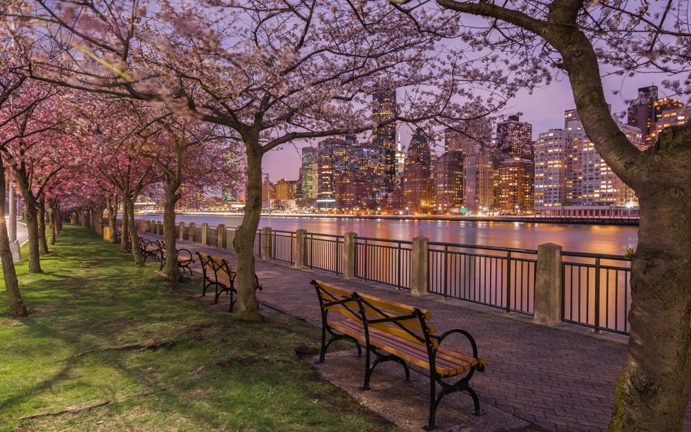 Набережная Нью Йорк парк