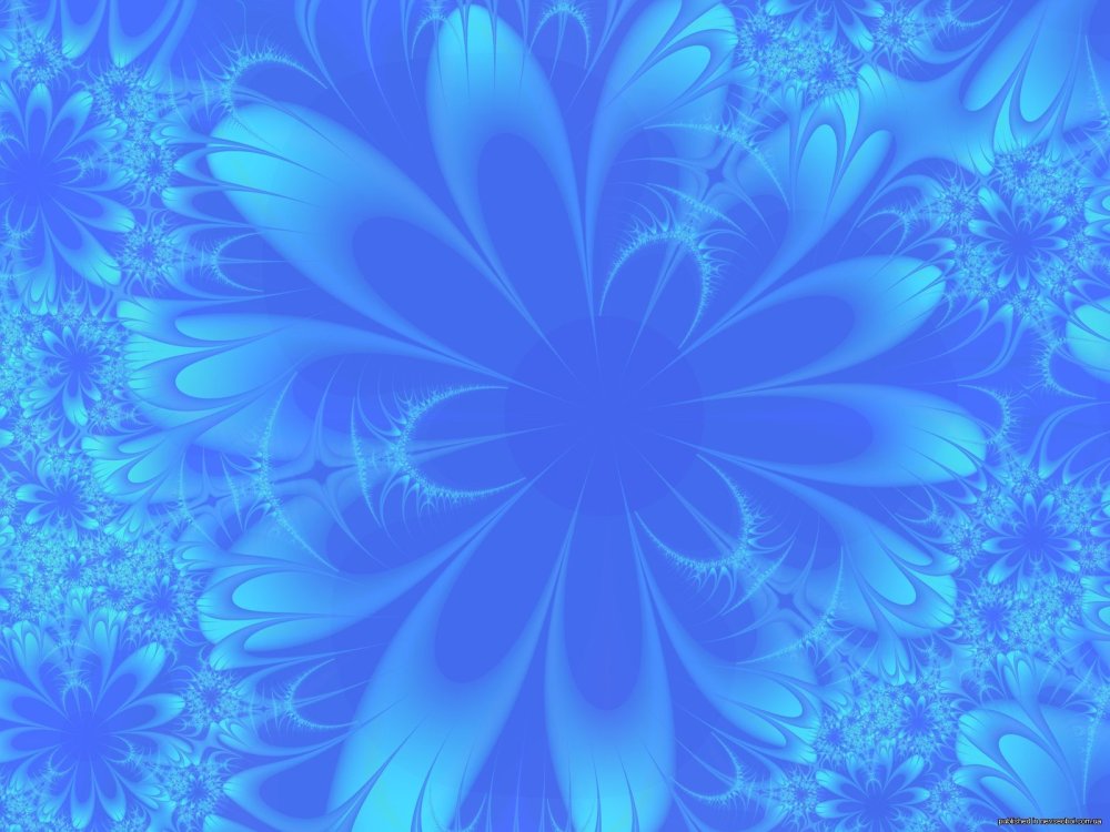 Голубой фон с узорами