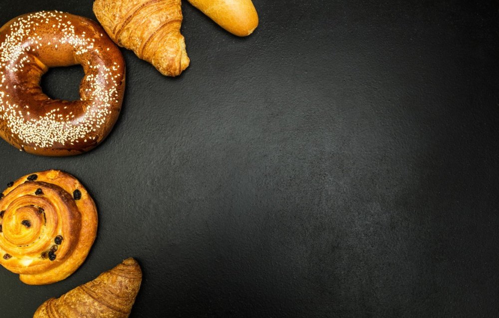 Фон для меню пекарни