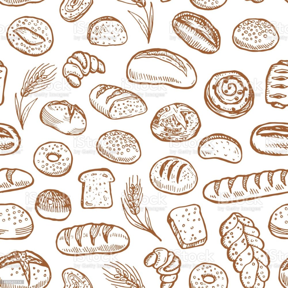 Паттерн хлебобулочные изделия