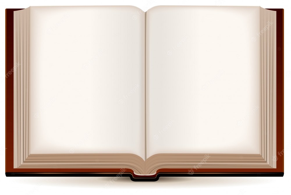 Открытая коричневая книга
