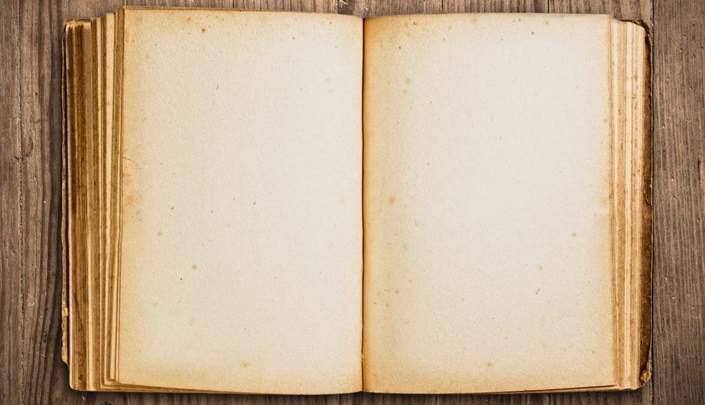 Страница старой книги