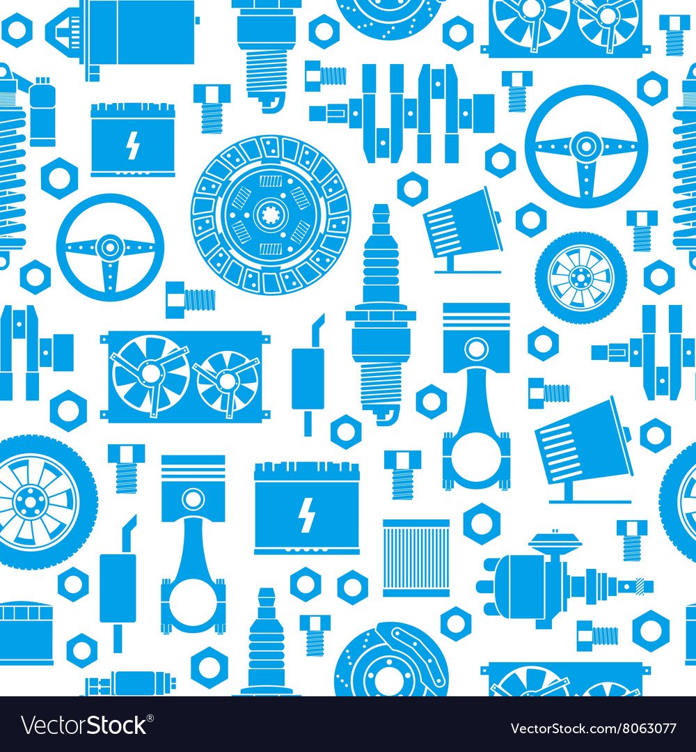 Паттерн автомобильных запчастей