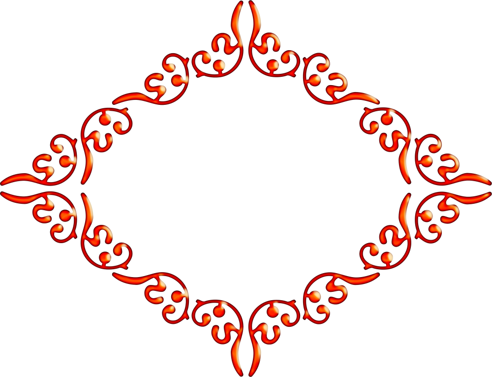 Казахские узоры и орнаменты для рамки