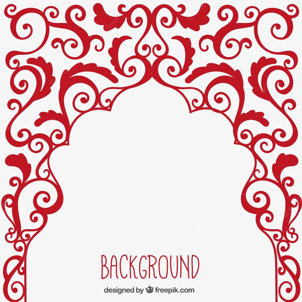 Пригласительные на свадьбу с арабскими орнаментами