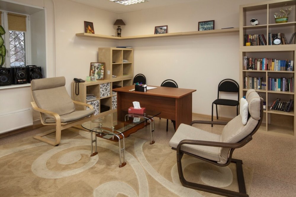 Стены в кабинете психолога