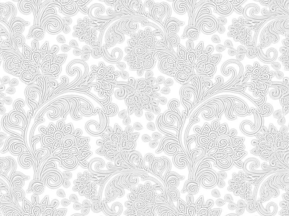 Белый орнамент на прозрачном фоне