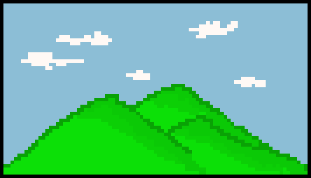 Фон для игры в стиле Pixel Art