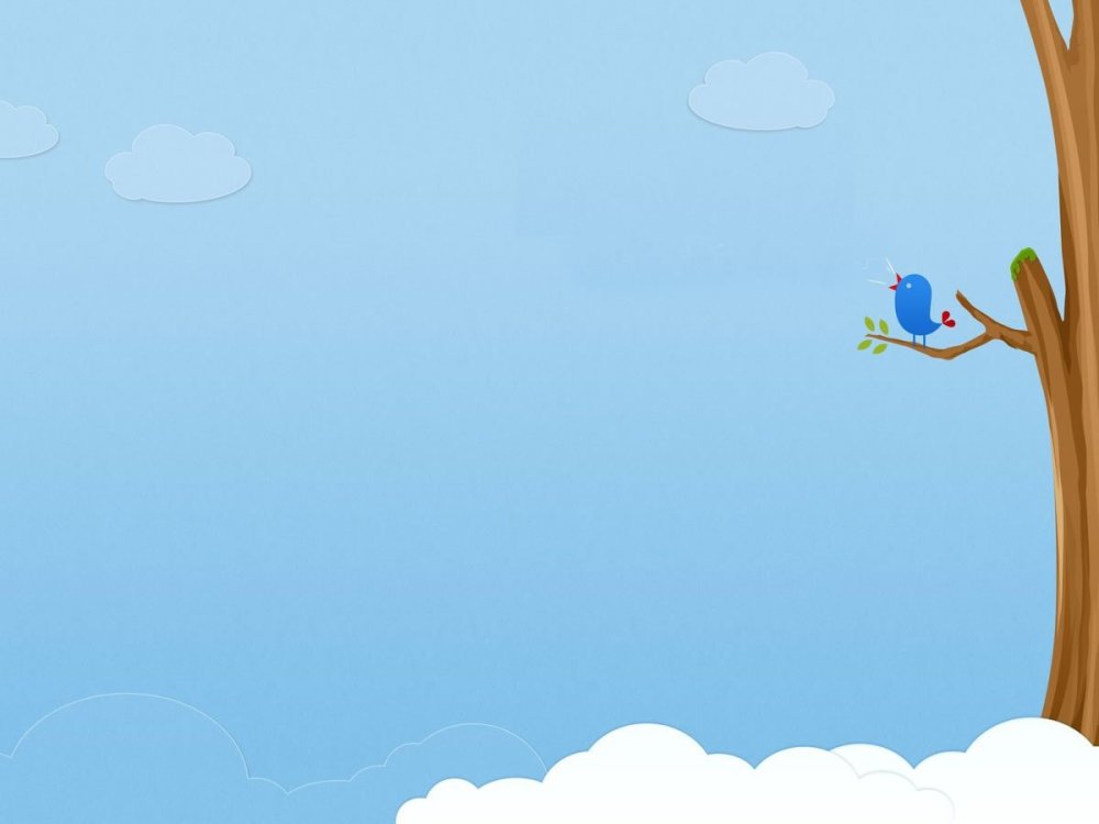 Фон с птичками для презентации
