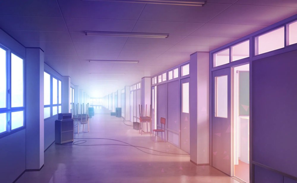 Аниме пейзаж школа гача лайф