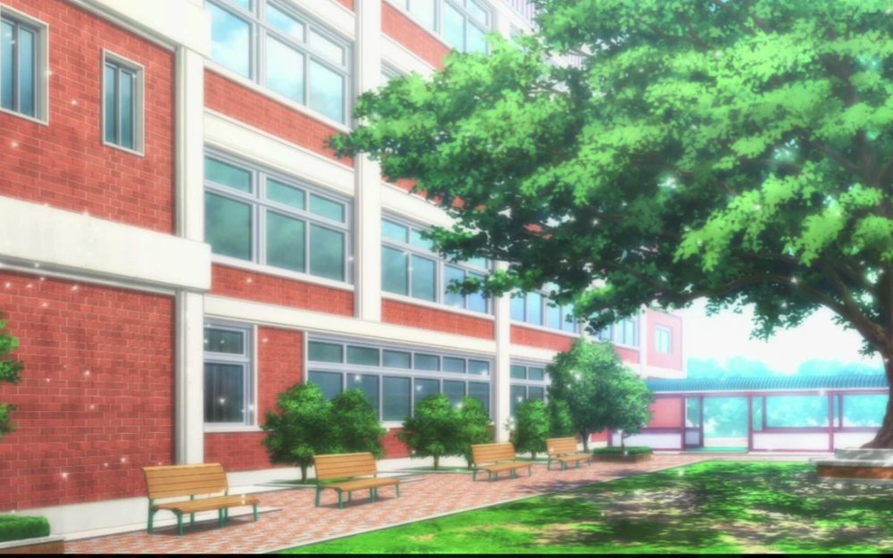 Коридор школы мультяшный