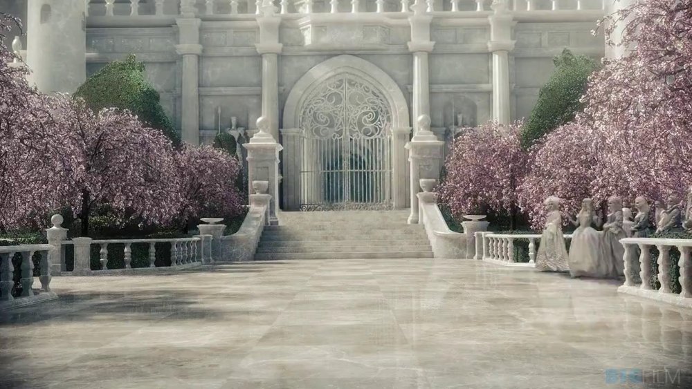 Замок белой королевы Алиса в стране чудес