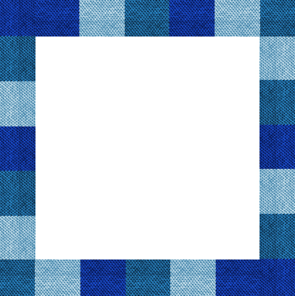 Голубая рамка квадрат