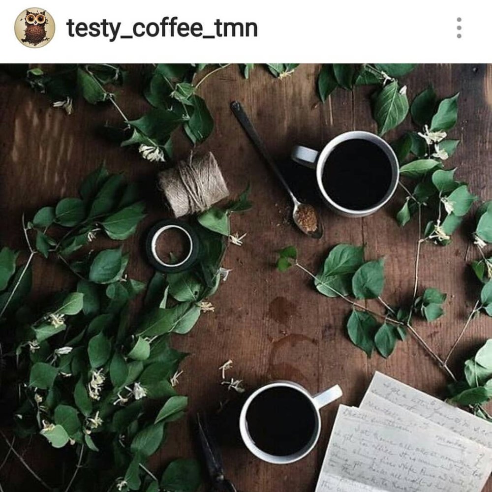 Кружка чая и цветы