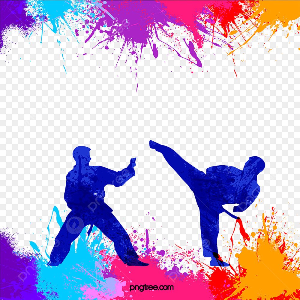 Тхэквондо абстракция