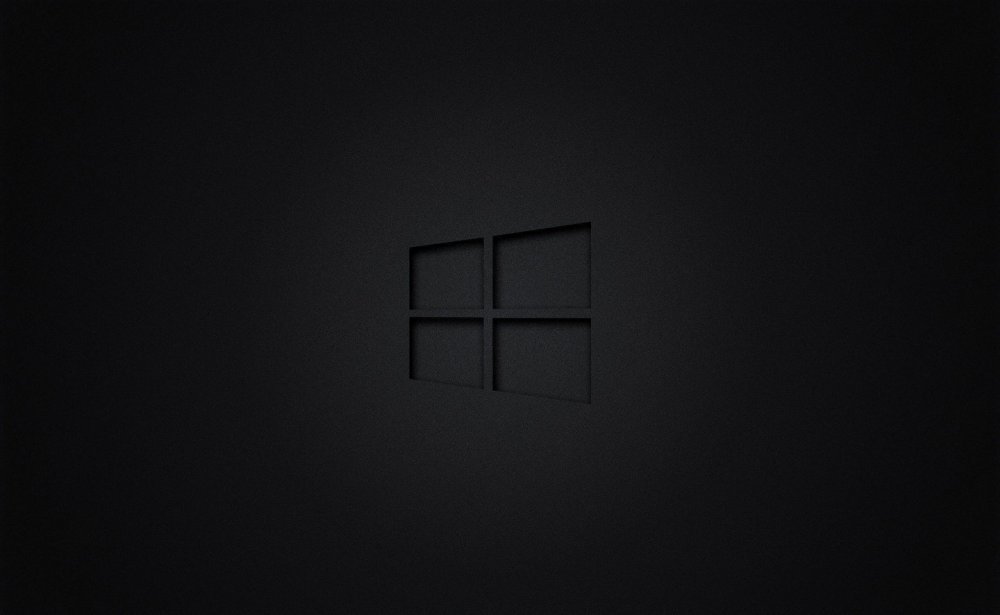 Черный рабочий стол