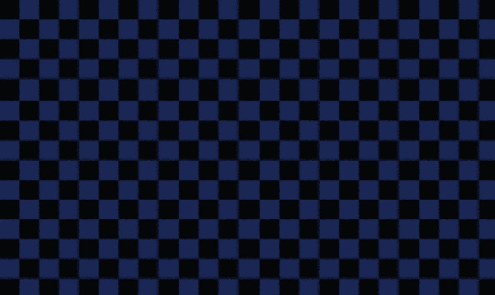 Синий с черным квадратик