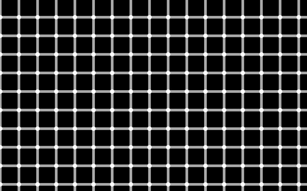Белая сетка на черном