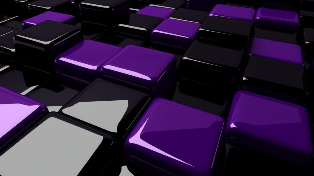 Черно фиолетовый