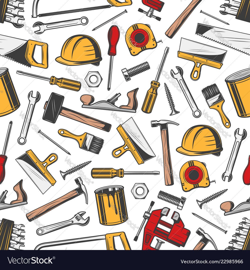 Строительные инструменты вектор