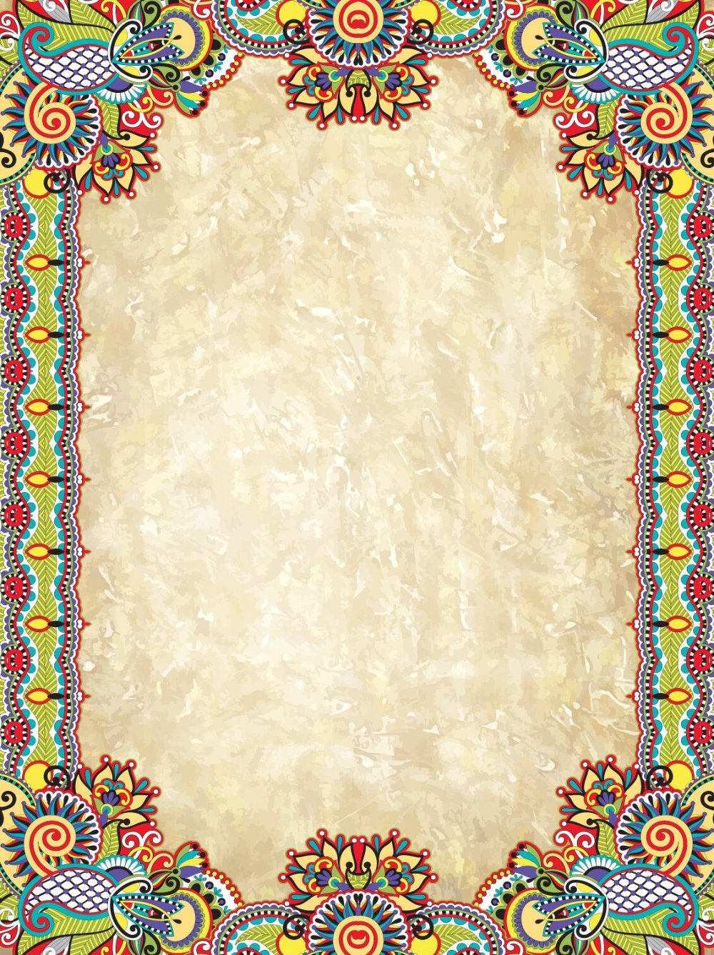 Рамка в русском народном стиле