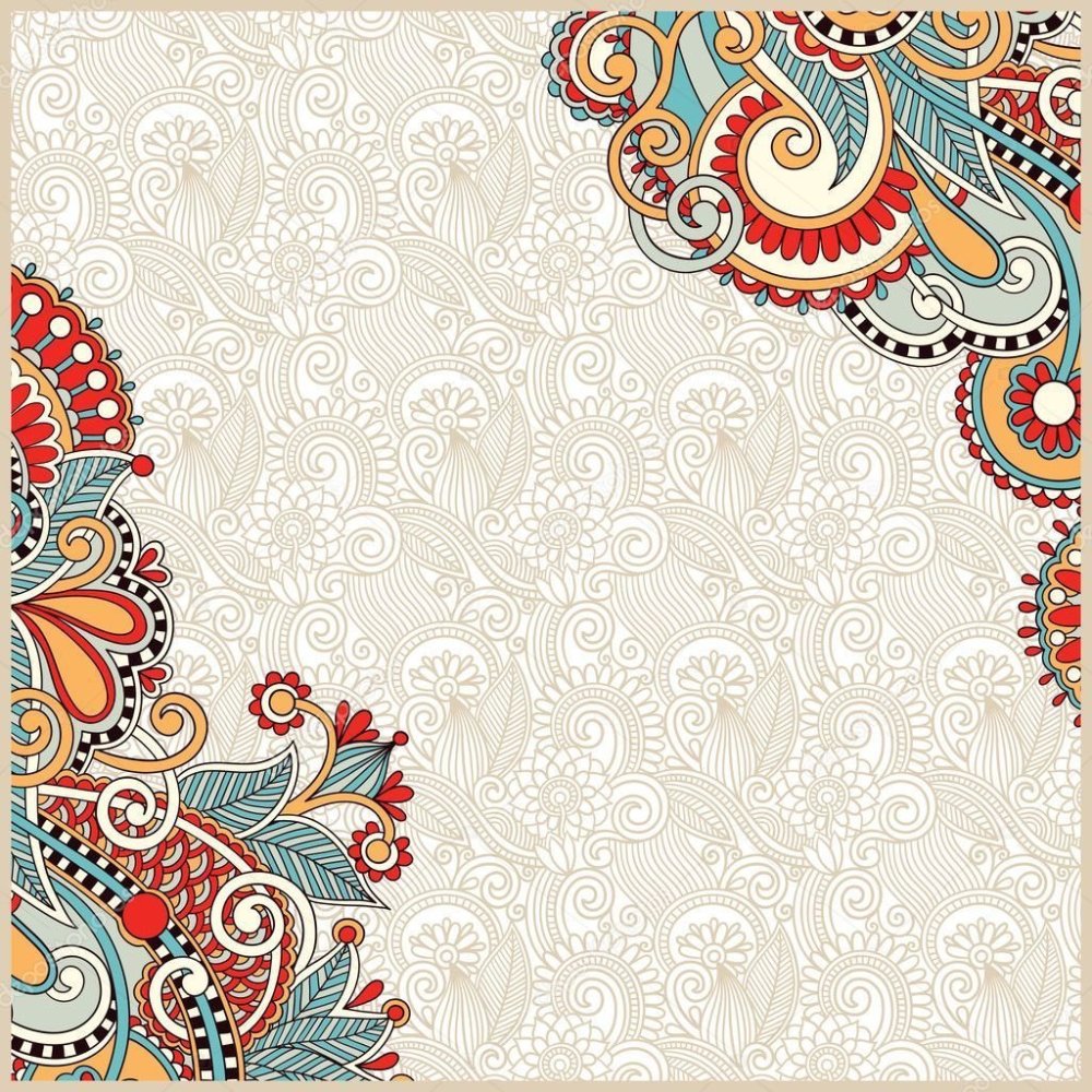 Подложка в русском стиле