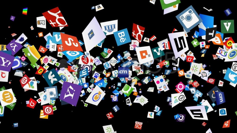 Обои для презентации социальная сеть