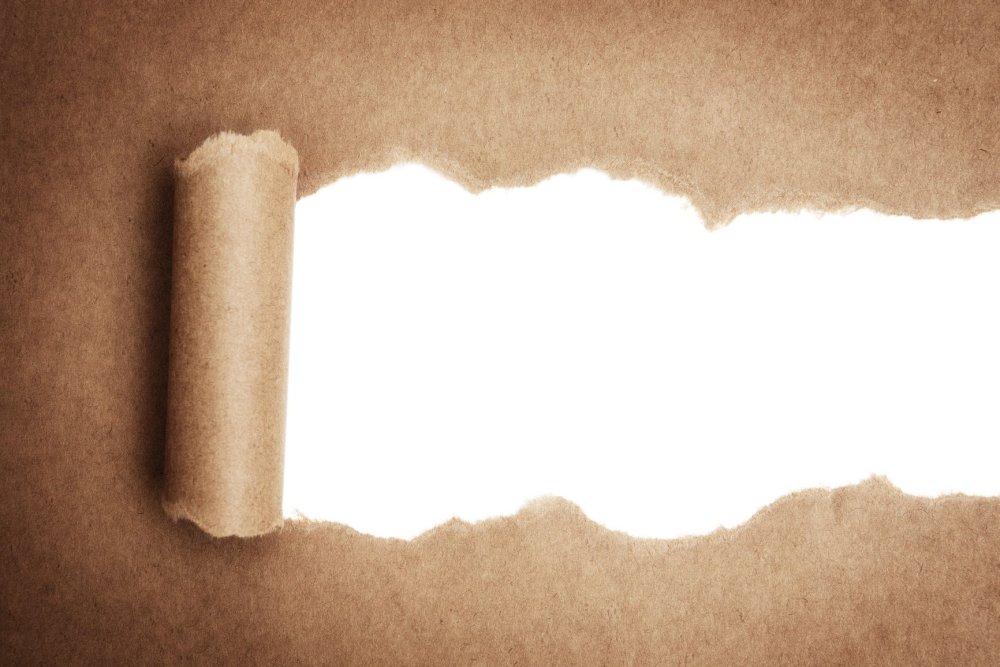 Рваная крафтовая бумага