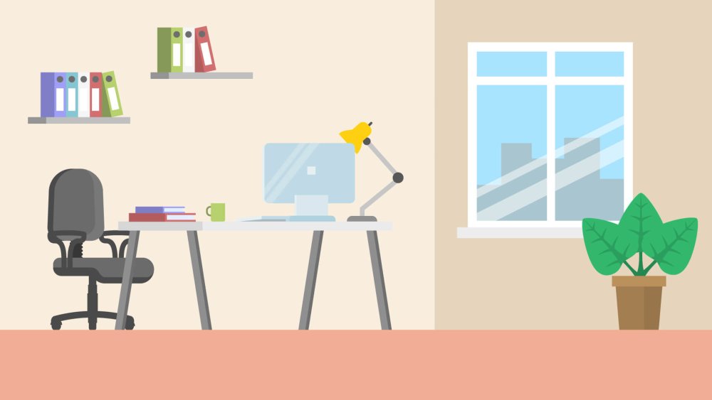 Виртуальный фон для Zoom Home Office