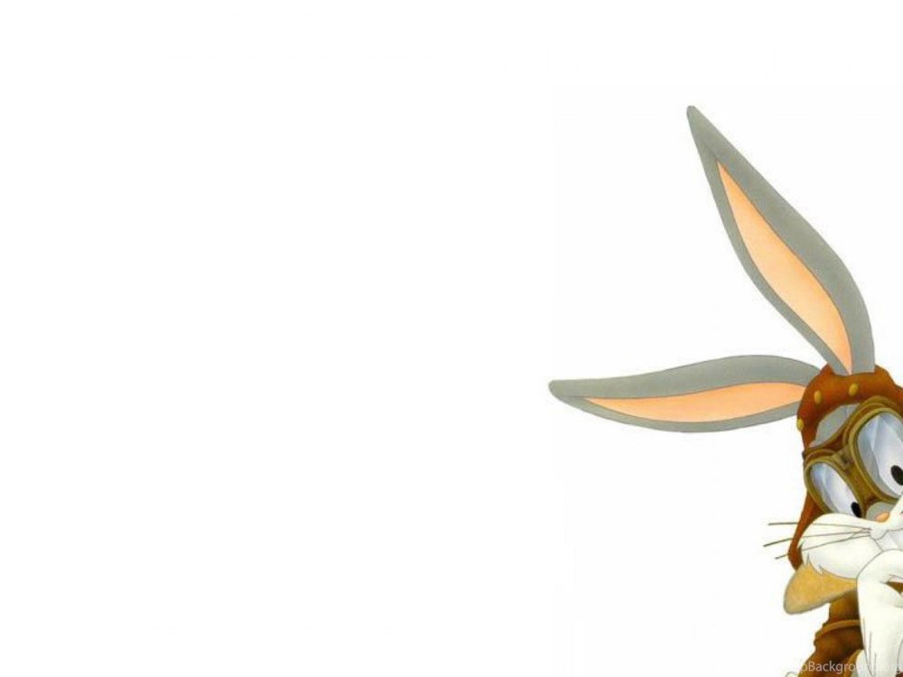 Фон с мультяшным кроликом