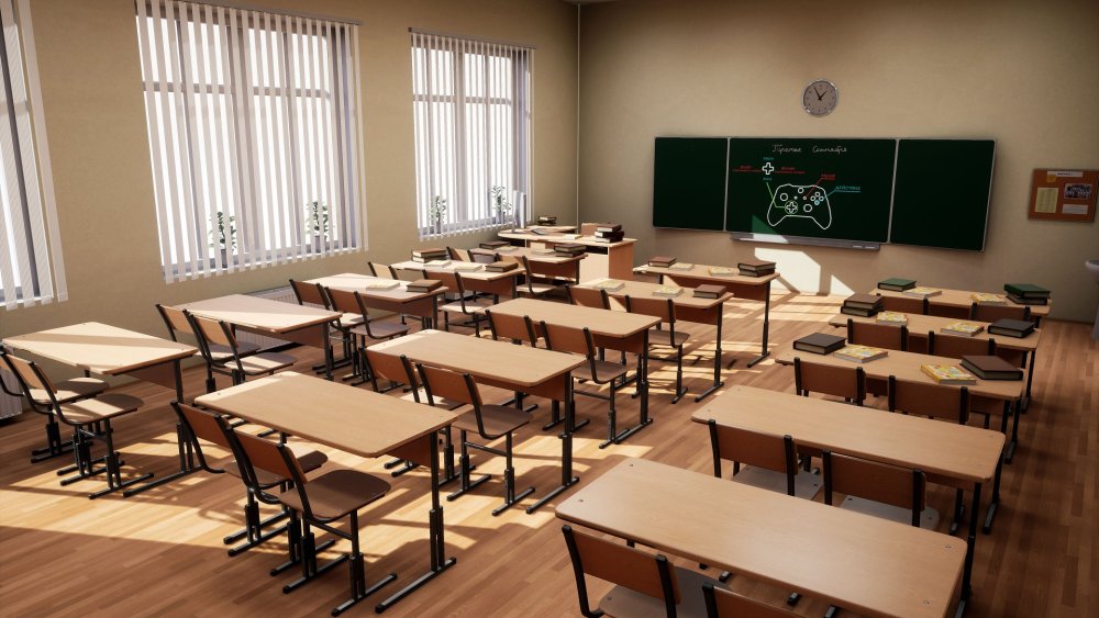 Парта и доска