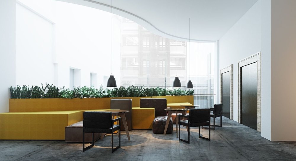 Задний фон офис