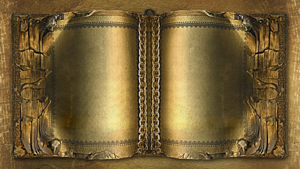 Старинная книга разворот