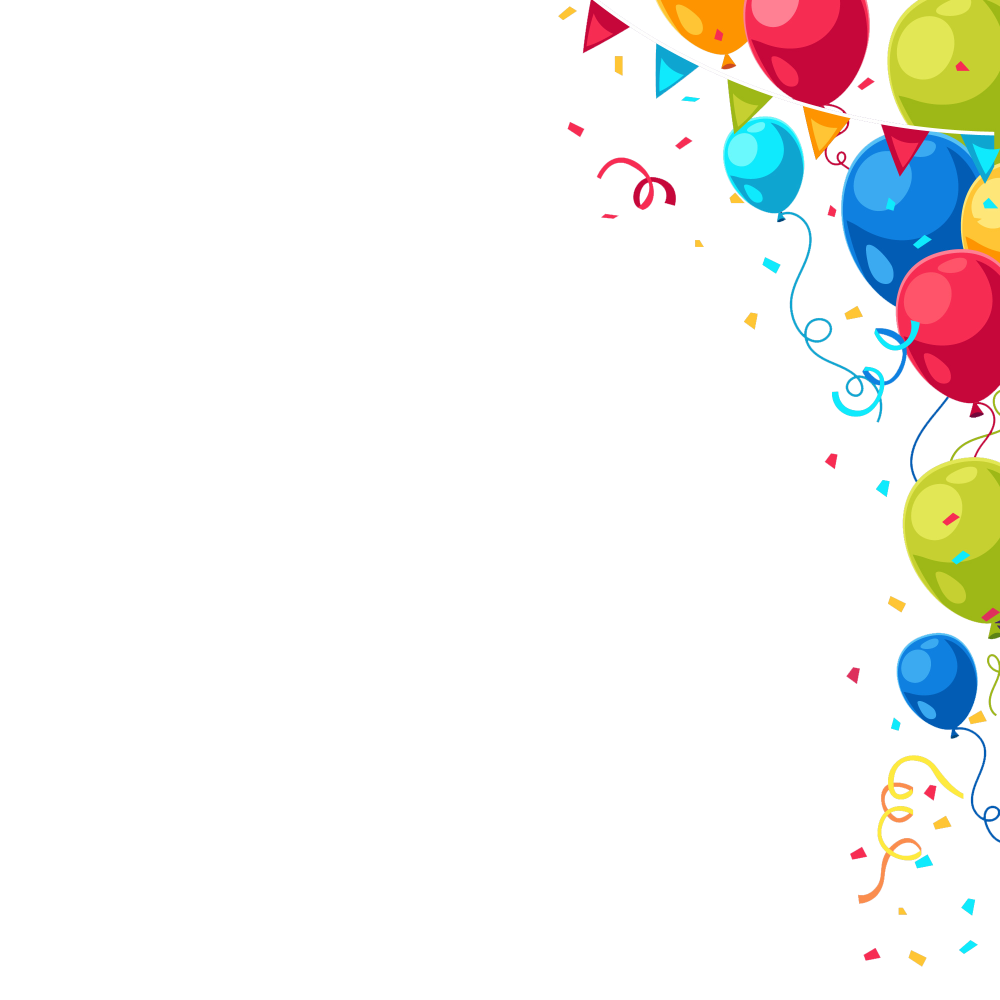 Фон с воздушными шарами