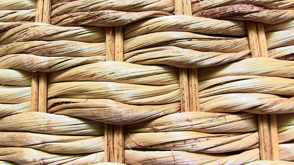 Фактура плетеной корзины