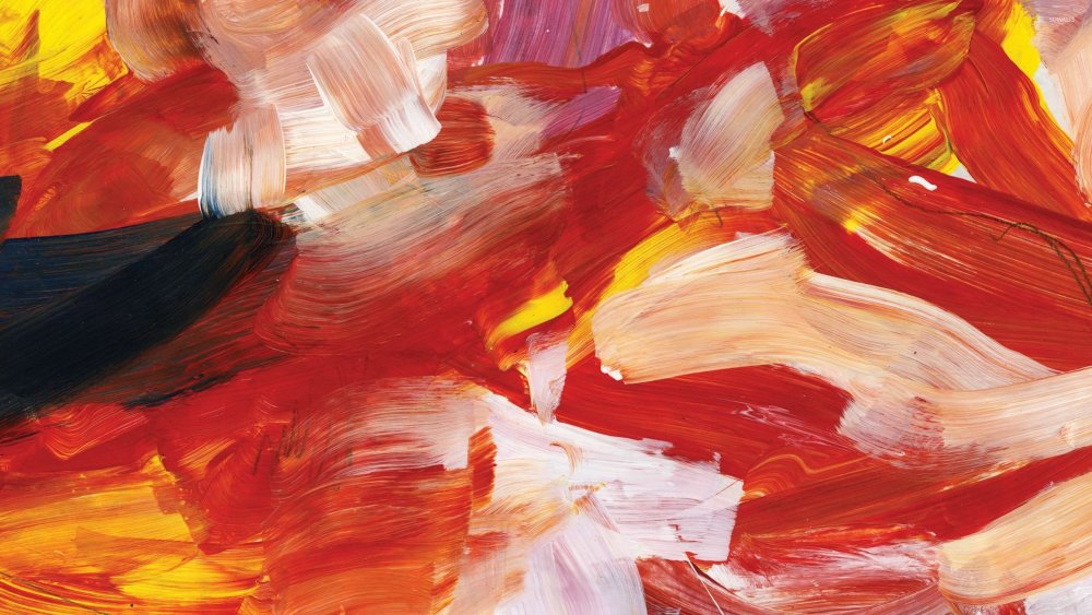 Мазки масляной краски