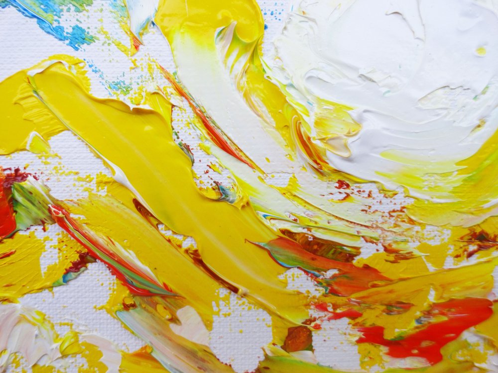 Мазки масляной краски