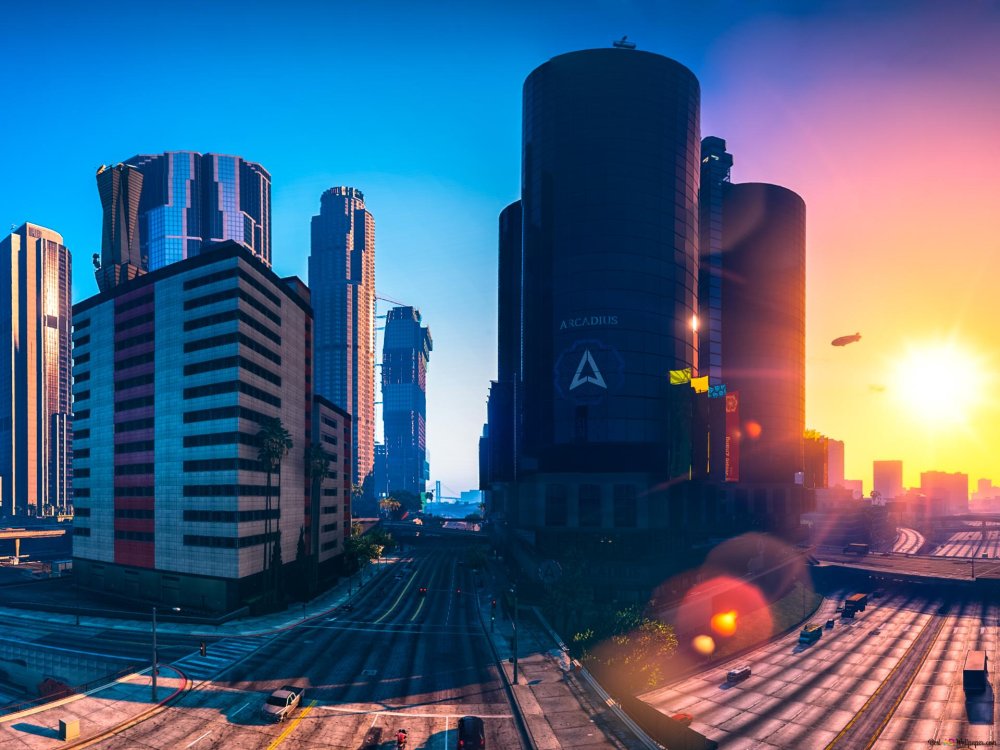 ГТА Сан андреас город Лос Сантос