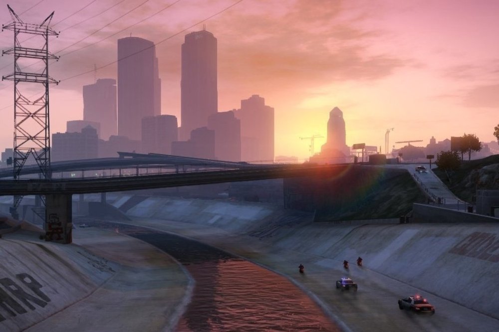 Лос Сантос ГТА 5 4к