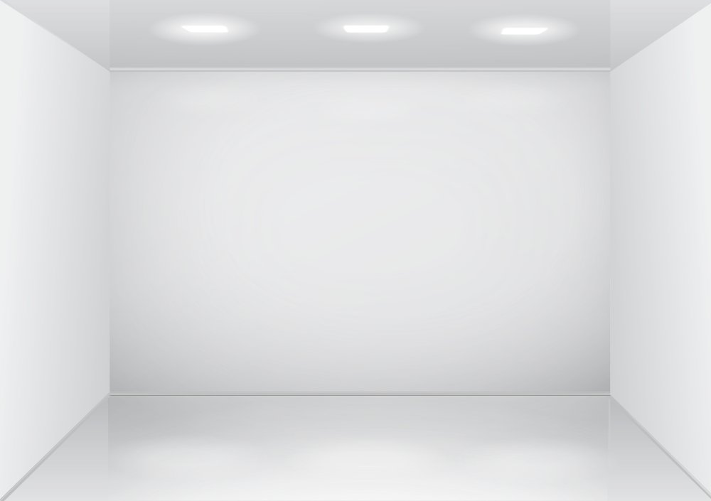 Пустое белое помещение