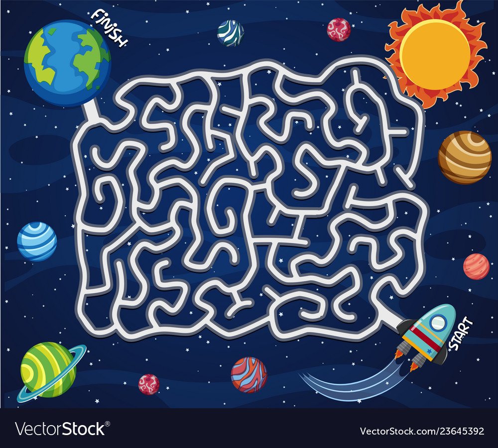 Космический Лабиринт для дошкольников