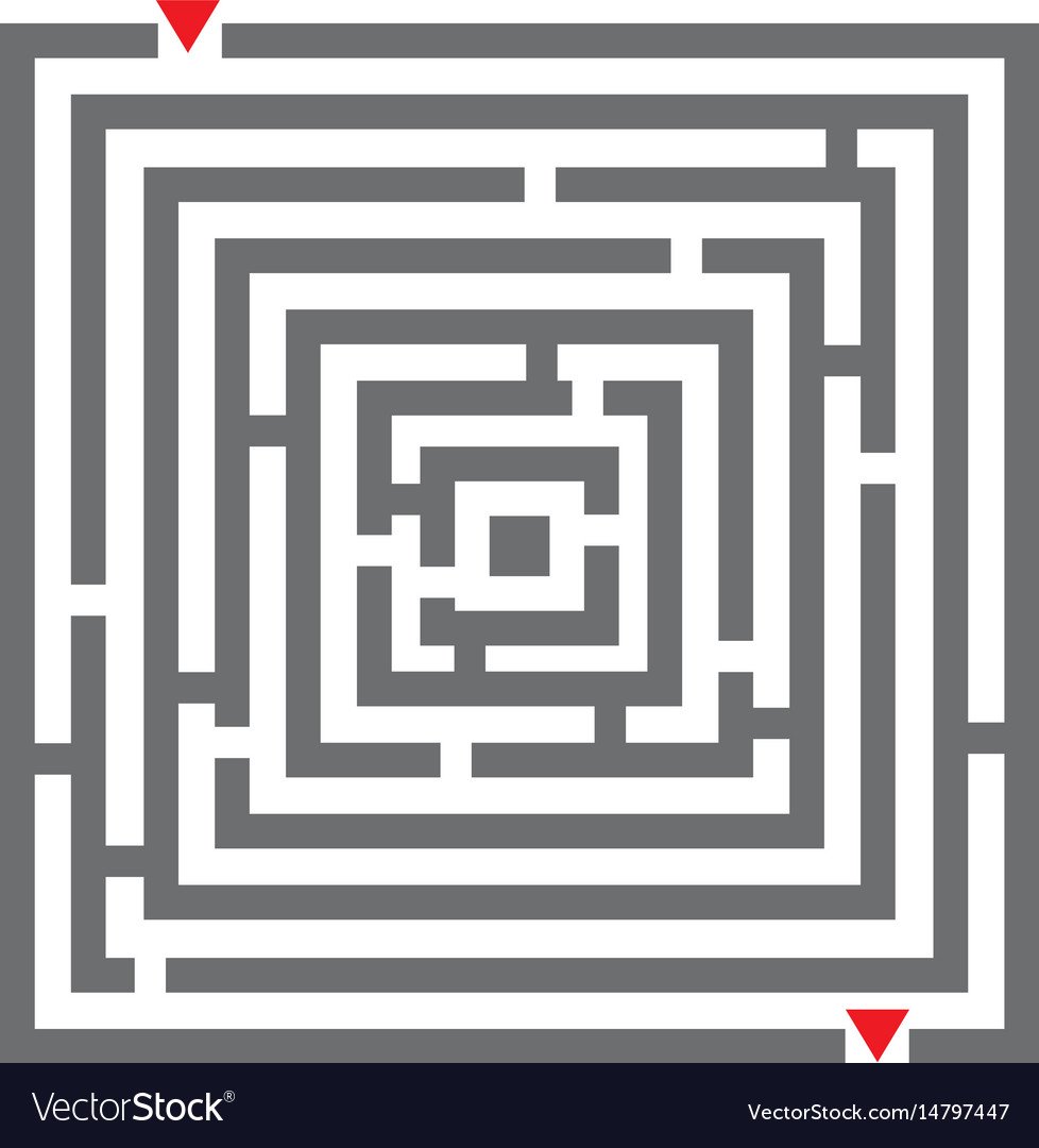 План Лабиринта вид сверху