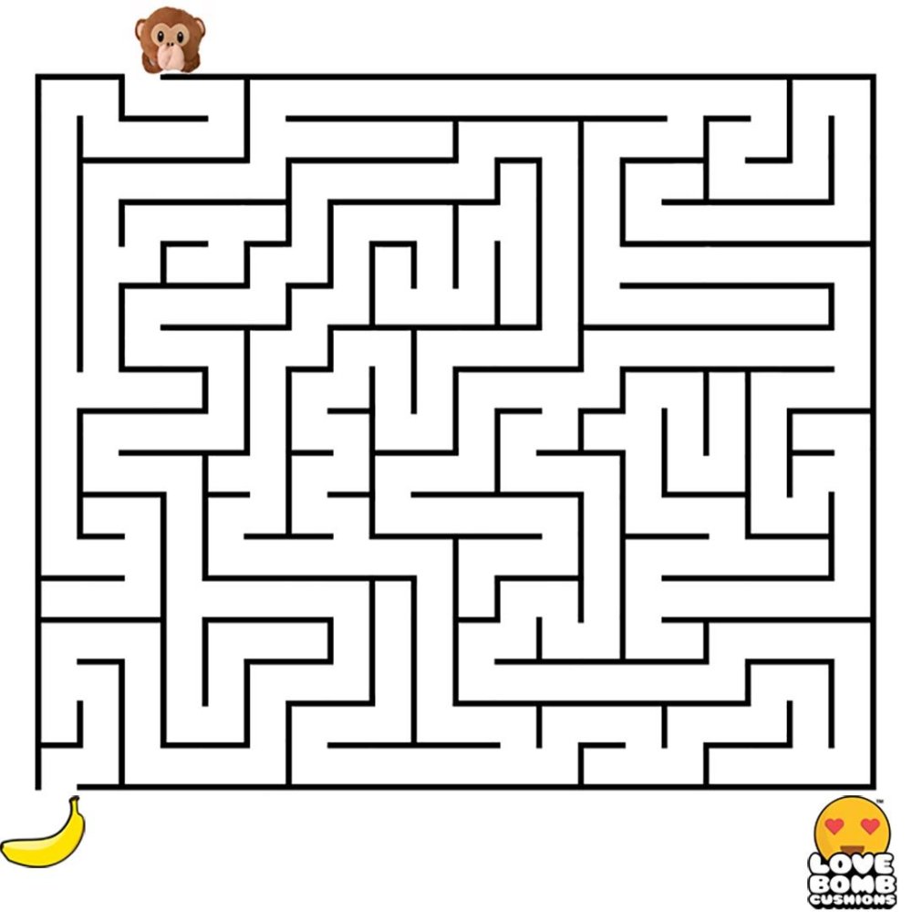 Лабиринт квадратный для детей
