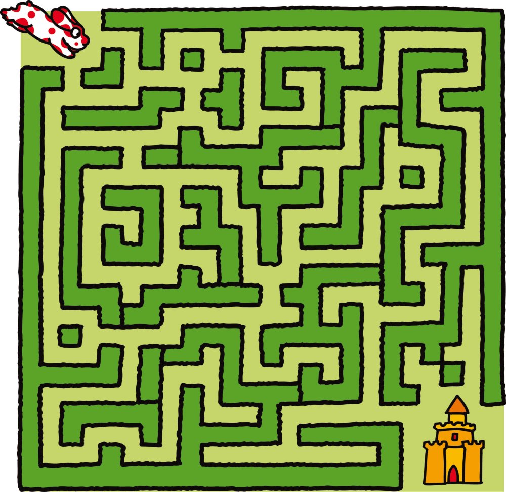 Лабиринт квадратный