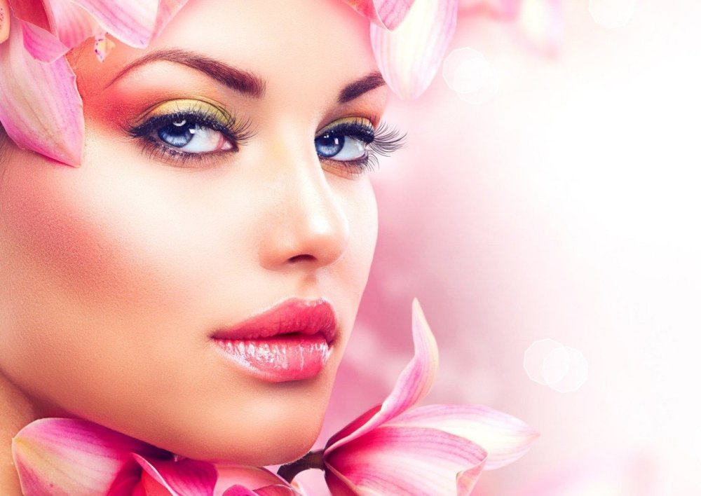 Красивый фон для органической косметики