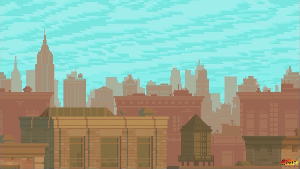 Город пиксель арт 2д platformer