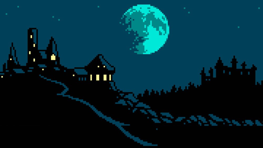 Пиксельный фон средневековье